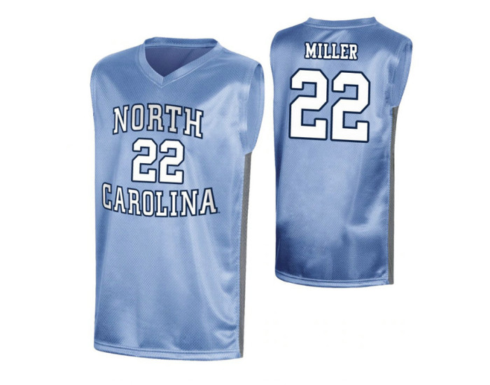 North Carolina Tar Heels #22 Walker Miller Royal Replica College Basketball Jersey