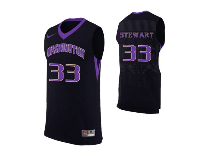 Youth Washington Huskies Isaiah Stewart Replica College Basketball Jersey Black