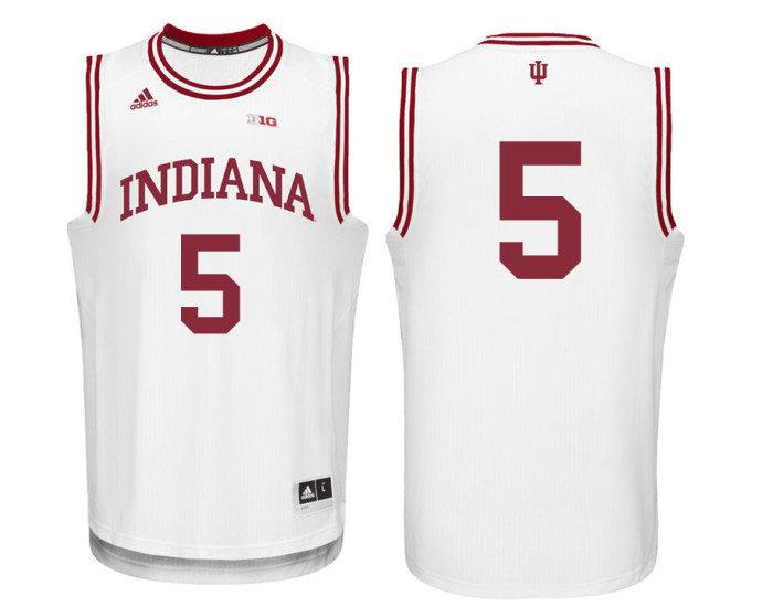 Youth Indiana Hoosiers #5 Quentin Taylor Replica College Basketball Jersey White