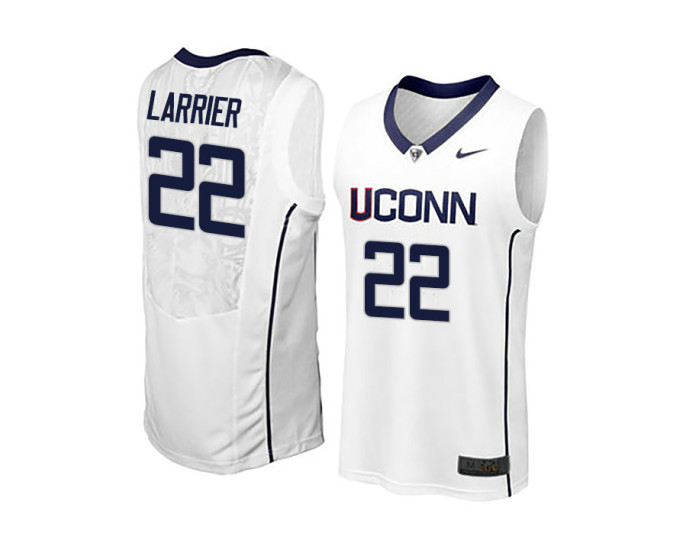 Youth UConn Huskies #22 Terry Larrier Authentic College Basketball Jersey White