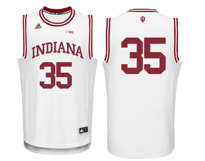 Youth Indiana Hoosiers #35 Tim Priller Replica College Basketball Jersey White