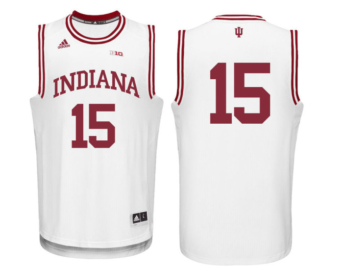 Youth Indiana Hoosiers #15 Zach McRoberts Authentic College Basketball Jersey White