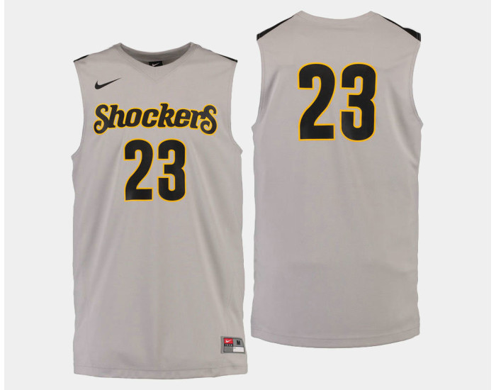 Youth Wichita State Shockers #23 Fred Vanvleet White Home Authentic College Basketball Jersey