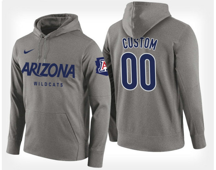Kentucky Wildcats #00 Custom Gray Hoodie College Basketball