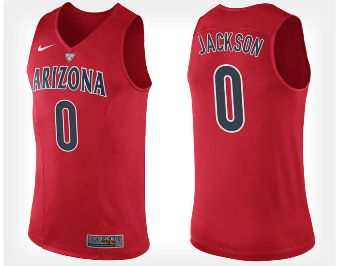 Youth Arizona Wildcats #0 Parker Jackson-Cartwright Red Home Authentic College Basketball Jersey