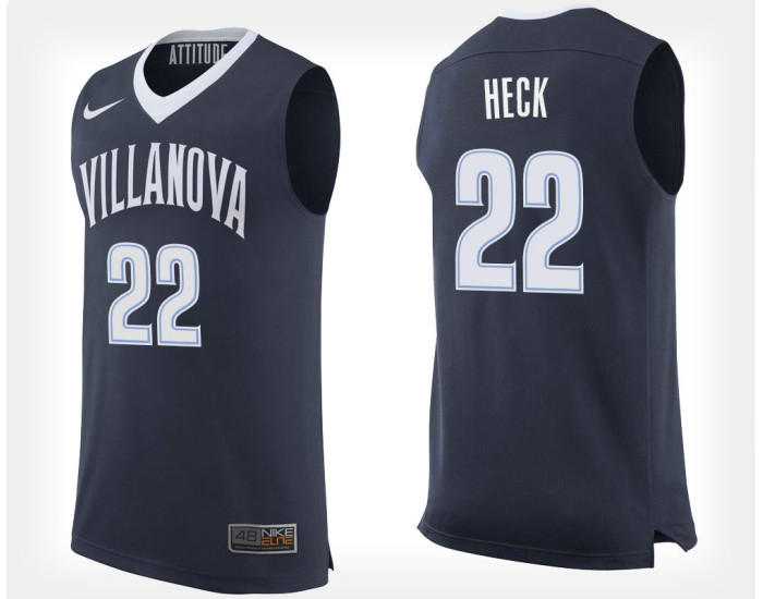 Youth Villanova Wildcats #22 Peyton Heck Navy Home Authentic College Basketball Jersey