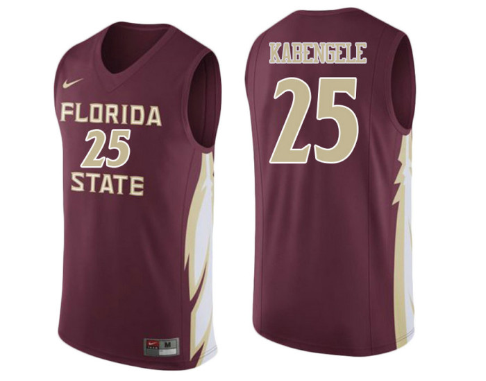 Youth Florida State Seminoles #25 Mfiondu Kabengele Authentic College Basketball Jersey wine