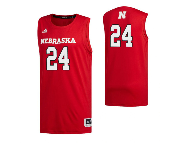 Nebraska Cornhuskers 24 Yvan Ouedraogo Authentic College Basketball Jersey Scarlet